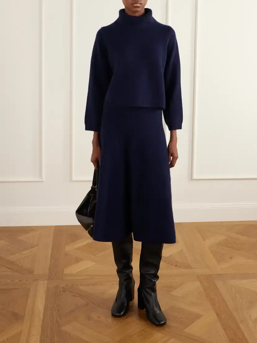 Arch4 Harwood Cropped Cashmere Turtleneck Sweater | Thumbnail 2
