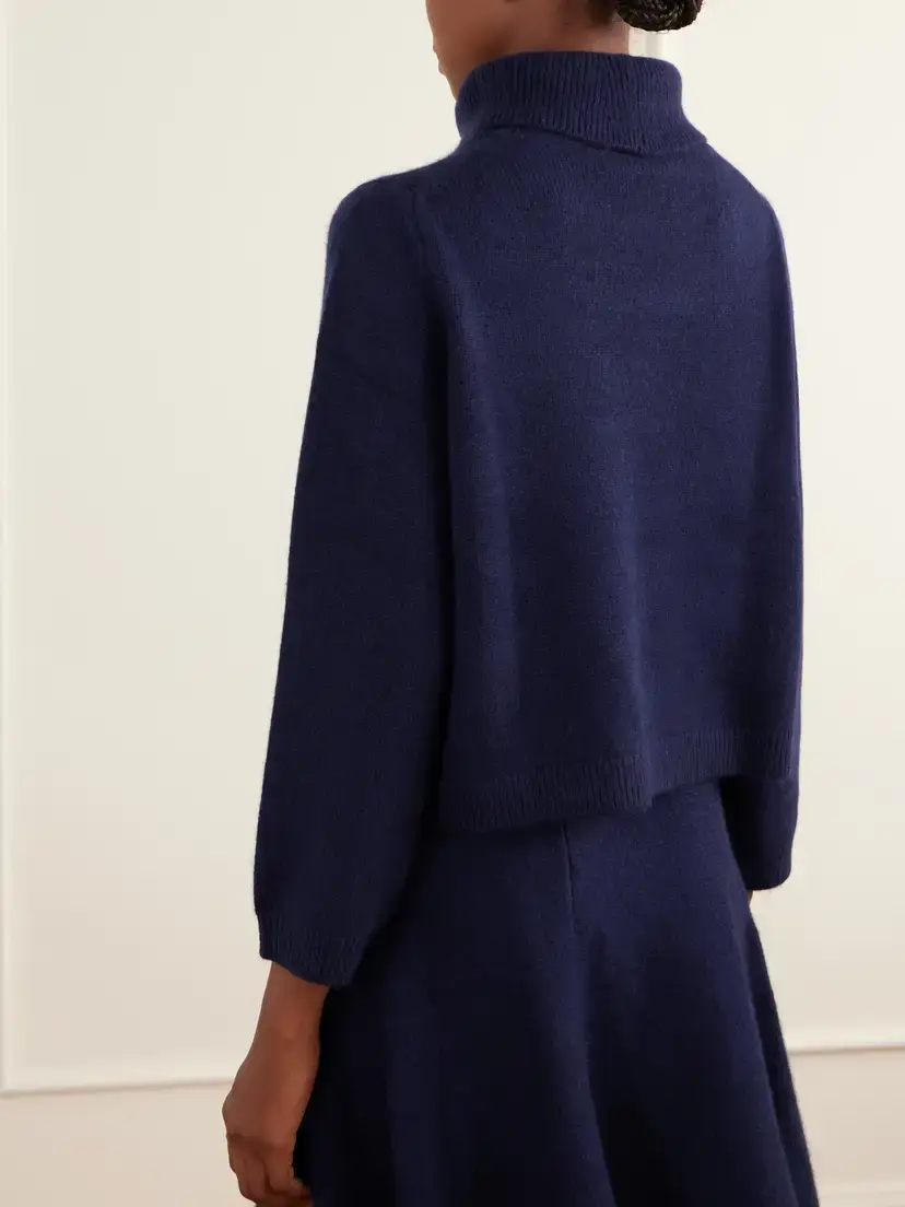 Arch4 Harwood Cropped Cashmere Turtleneck Sweater | Thumbnail 3