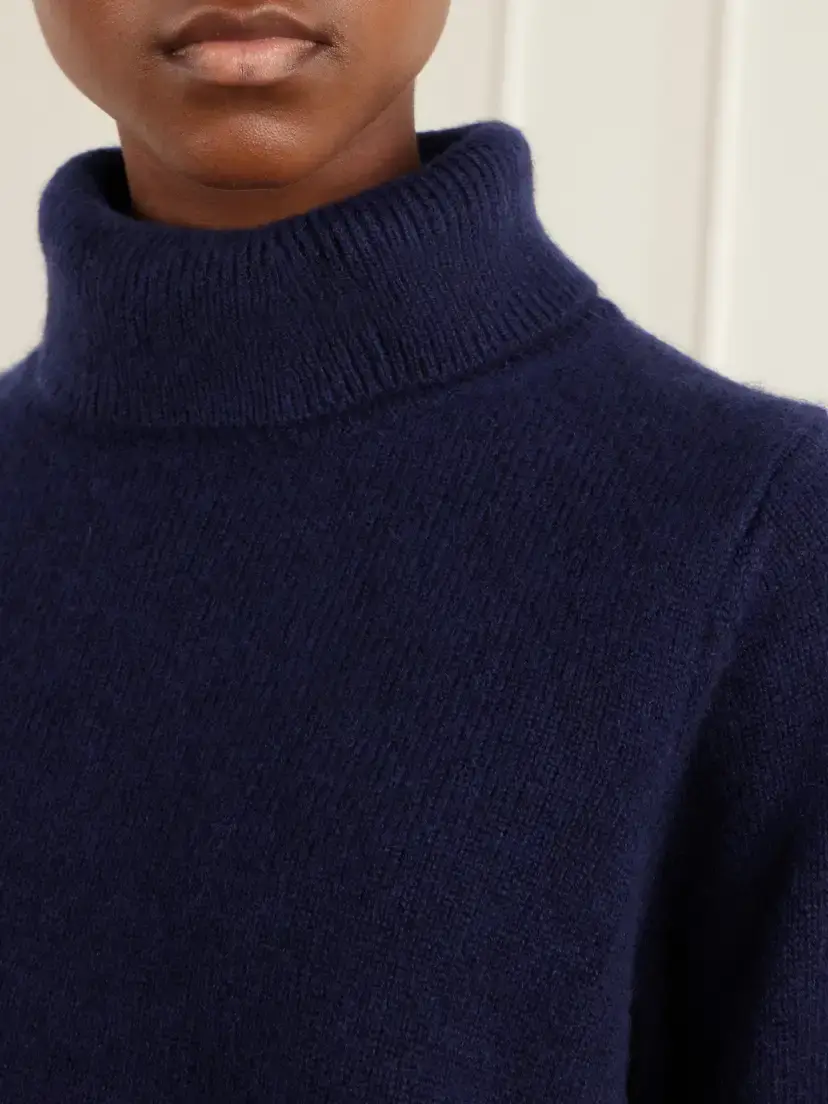 Arch4 Harwood Cropped Cashmere Turtleneck Sweater | Thumbnail 4