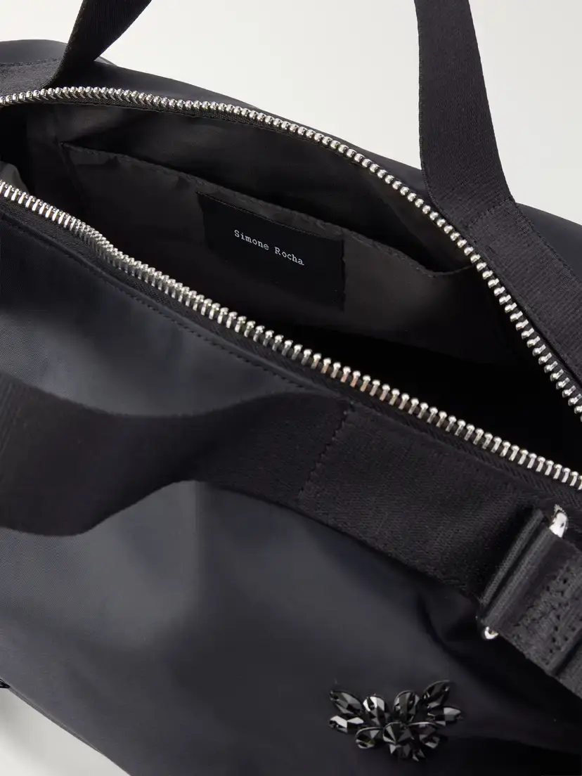 Simone Rocha Double Ribbon Rosette Crystal-embellished Satin Shoulder Bag | Thumbnail 6 Simone Rocha Double Ribbon Rosette Crystal-embellished Satin Shoulder Bag | Thumbnail 6