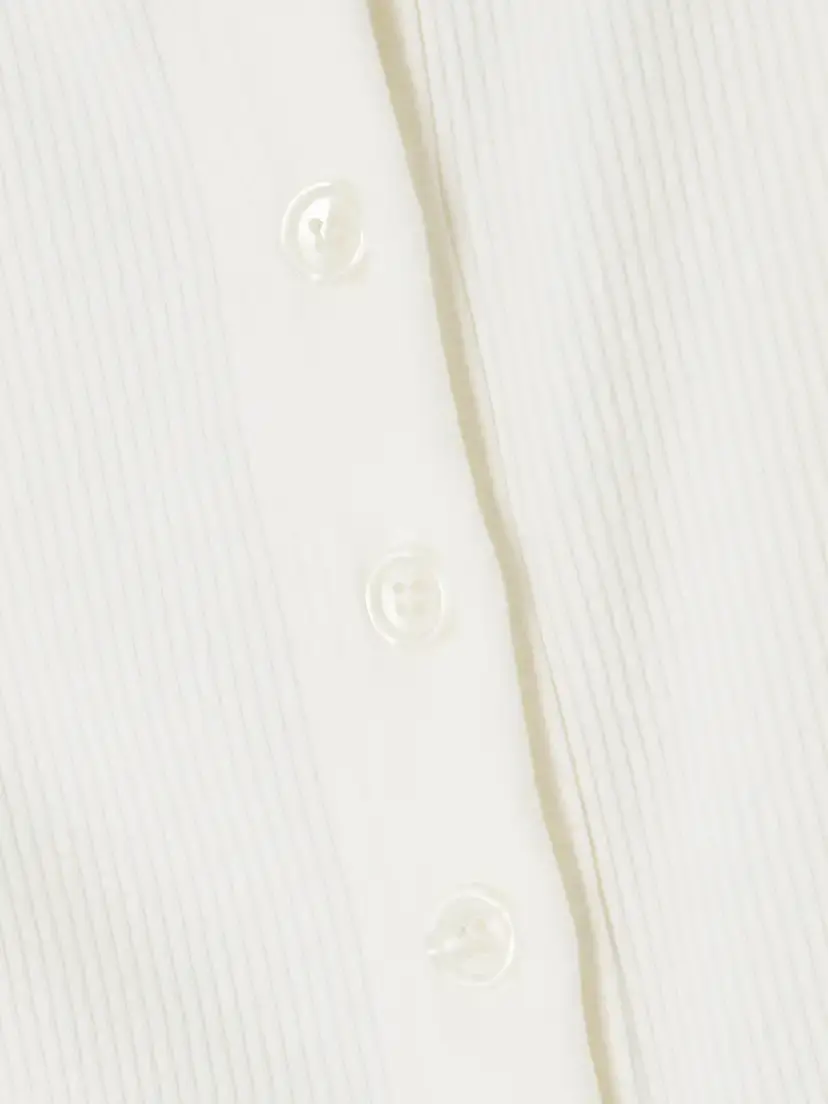 Citizens of Humanity Varra Ribbed Stretch Organic Cotton And Lyocell-blend Henley Top | Thumbnail 4 Citizens of Humanity Varra Ribbed Stretch Organic Cotton And Lyocell-blend Henley Top | Thumbnail 4