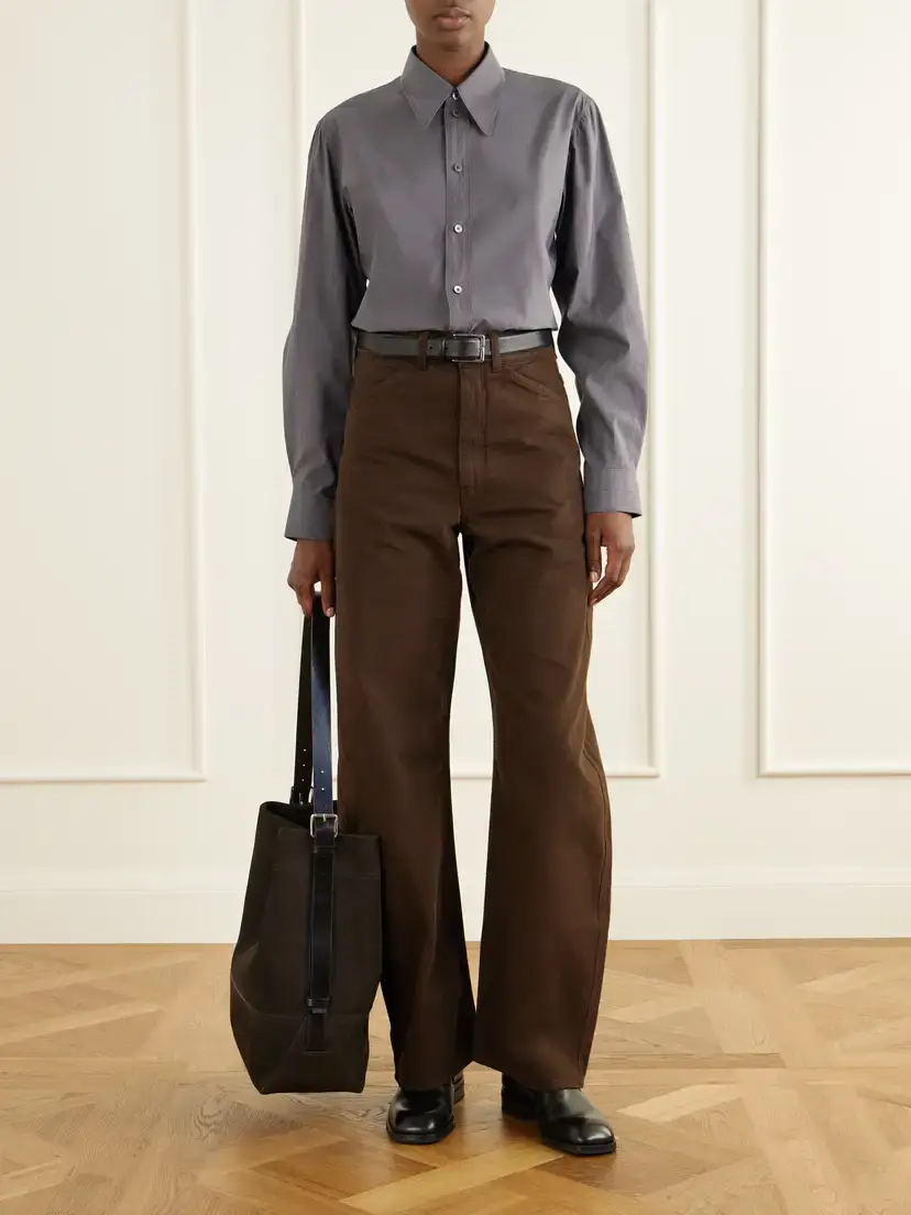 Lemaire Cotton And Silk-blend Poplin Shirt | Thumbnail 2 Lemaire Cotton And Silk-blend Poplin Shirt | Thumbnail 2