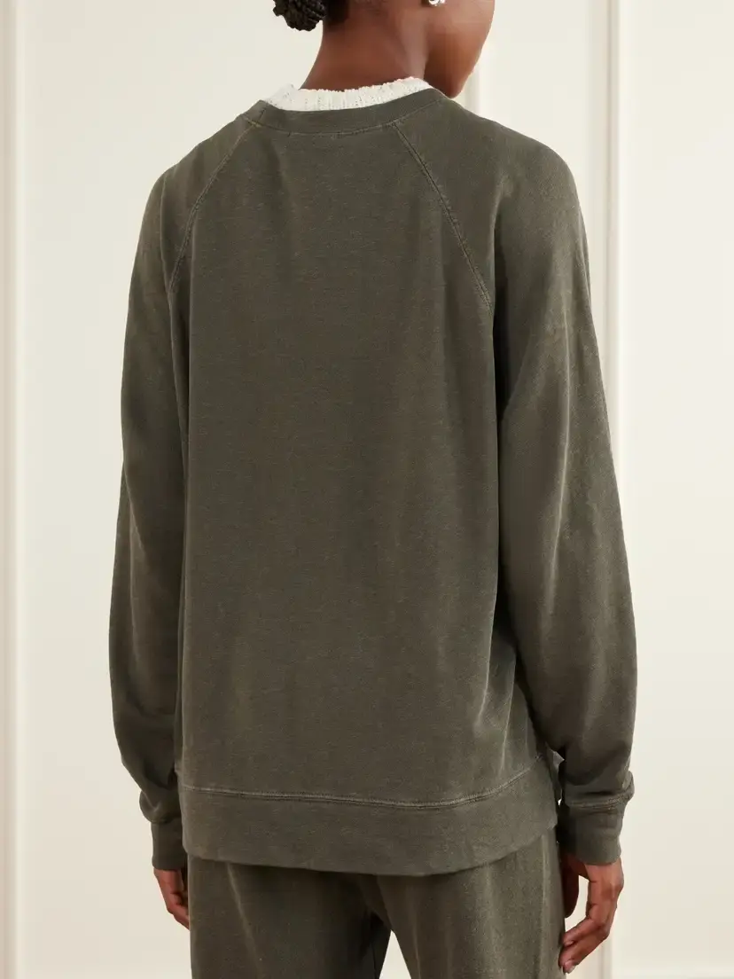 James Perse Supima Cotton-jersey Sweatshirt | Thumbnail 3 James Perse Supima Cotton-jersey Sweatshirt | Thumbnail 3