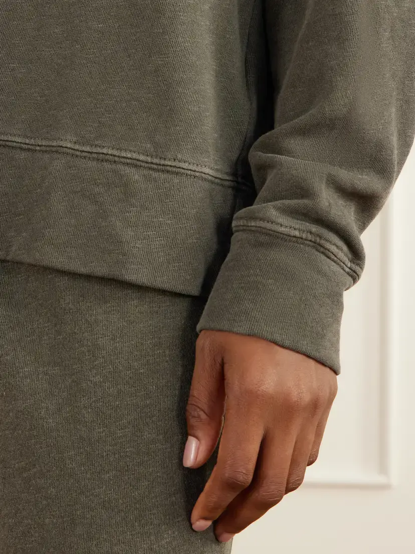 James Perse Supima Cotton-jersey Sweatshirt | Thumbnail 4 James Perse Supima Cotton-jersey Sweatshirt | Thumbnail 4