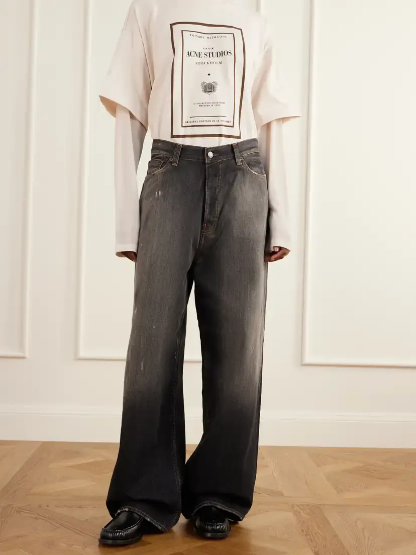 Acne Studios Mid-rise Wide-leg Jeans | Thumbnail 3 Acne Studios Mid-rise Wide-leg Jeans | Thumbnail 3