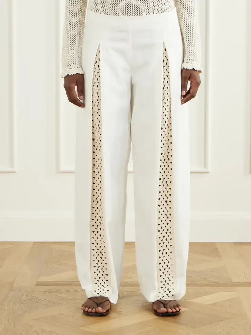 ESCVDO Cielo Pleated Cotton Wide-leg Jeans | Thumbnail 3 ESCVDO Cielo Pleated Cotton Wide-leg Jeans | Thumbnail 3