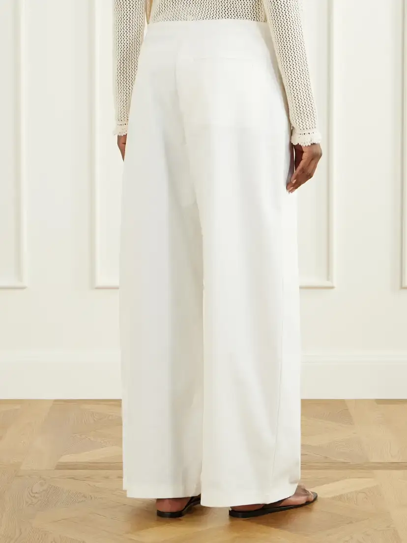 ESCVDO Cielo Pleated Cotton Wide-leg Jeans | Thumbnail 4 ESCVDO Cielo Pleated Cotton Wide-leg Jeans | Thumbnail 4