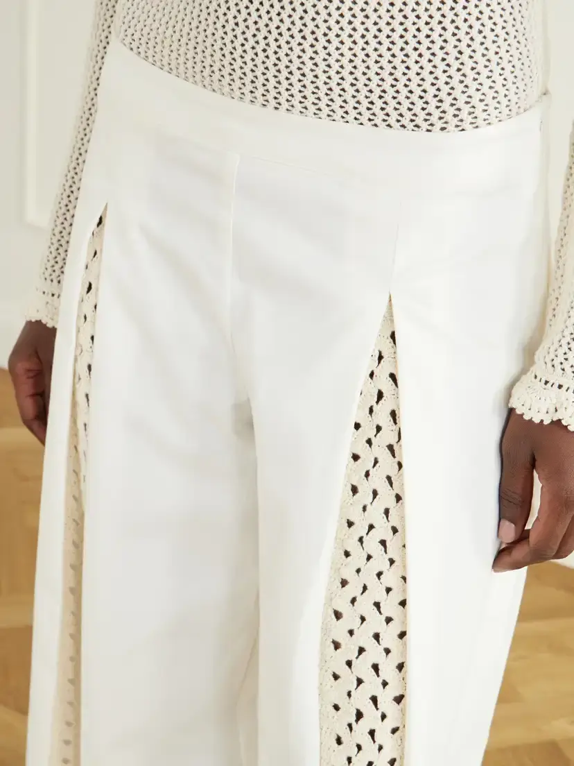 ESCVDO Cielo Pleated Cotton Wide-leg Jeans | Thumbnail 5 ESCVDO Cielo Pleated Cotton Wide-leg Jeans | Thumbnail 5