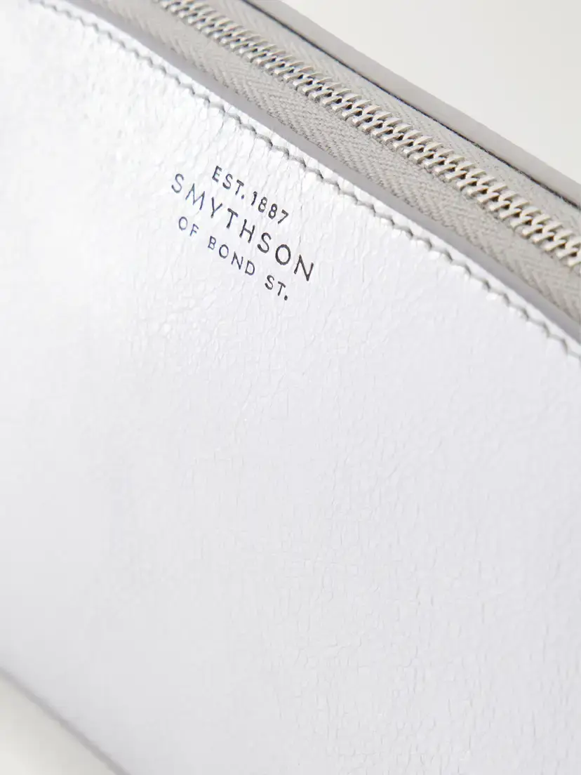 Smythson Metallic Leather Cosmetic Case | Thumbnail 3