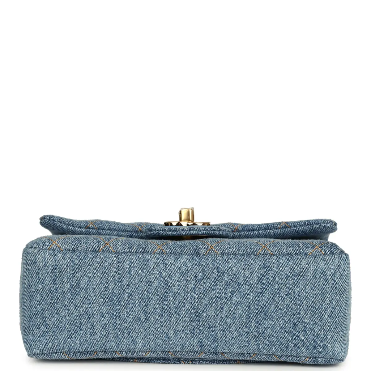 Chanel Chanel Mini "Souplissimo" Flap Bag Blue Denim Gold Hardware | Thumbnail 6 Chanel Chanel Mini "Souplissimo" Flap Bag Blue Denim Gold Hardware | Thumbnail 6