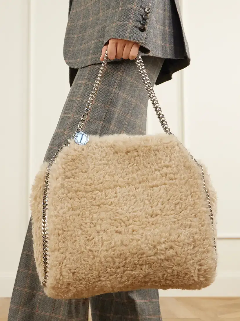 Stella McCartney Falabella Chain-detailed Plush Tote | Thumbnail 2 Stella McCartney Falabella Chain-detailed Plush Tote | Thumbnail 2
