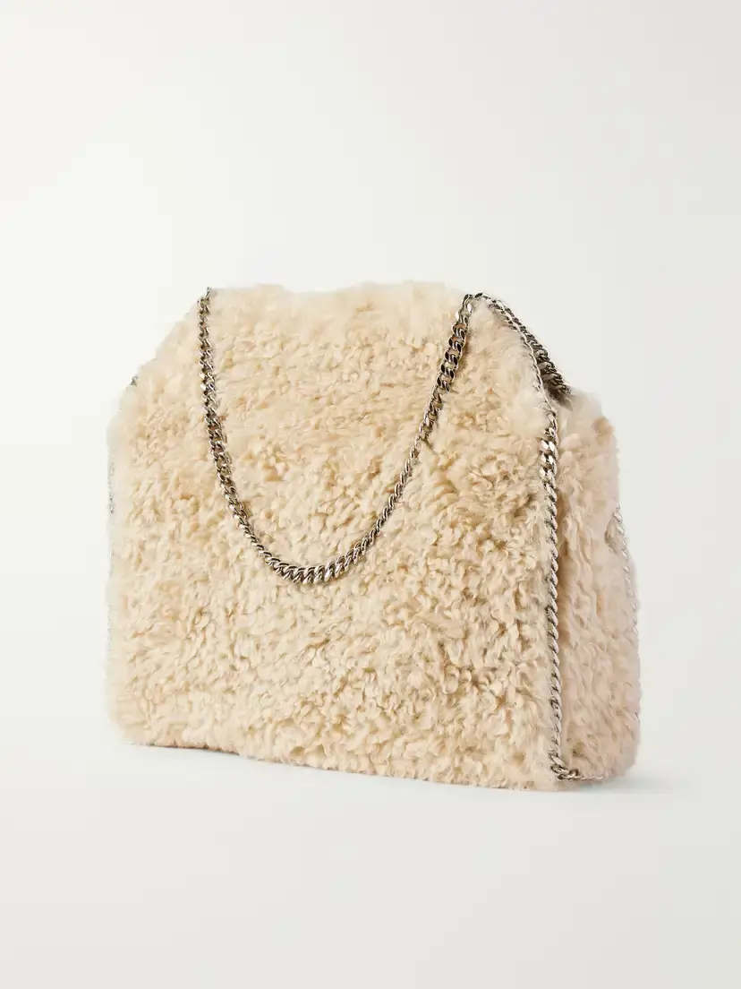 Stella McCartney Falabella Chain-detailed Plush Tote | Thumbnail 4 Stella McCartney Falabella Chain-detailed Plush Tote | Thumbnail 4