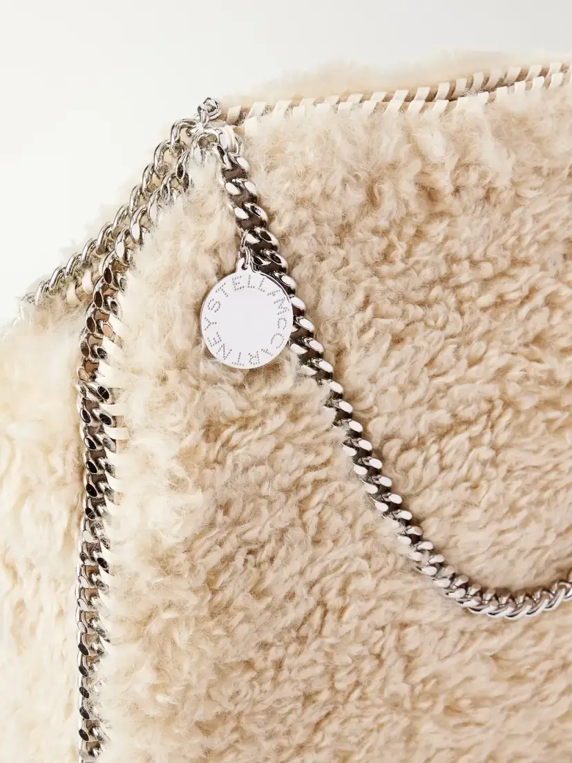 Stella McCartney Falabella Chain-detailed Plush Tote | Thumbnail 5 Stella McCartney Falabella Chain-detailed Plush Tote | Thumbnail 5