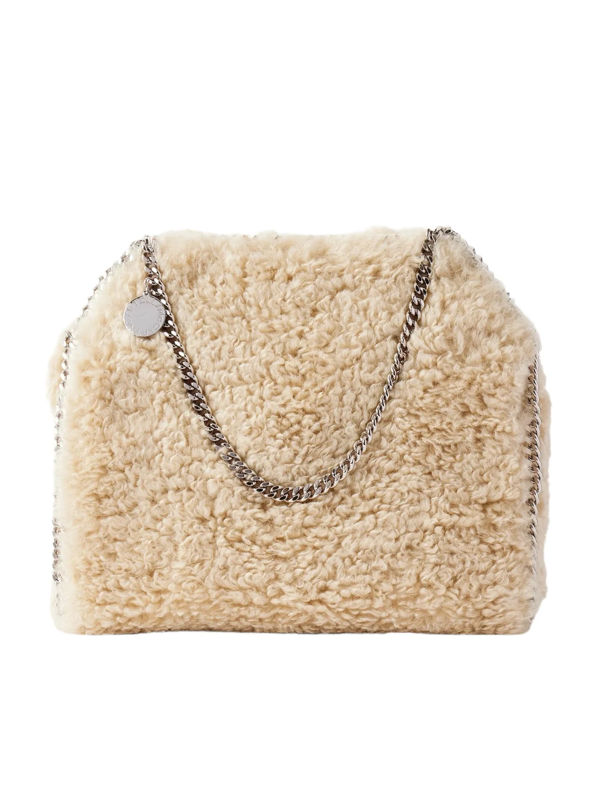 Falabella Chain-detailed Plush Tote Falabella Chain-detailed Plush Tote