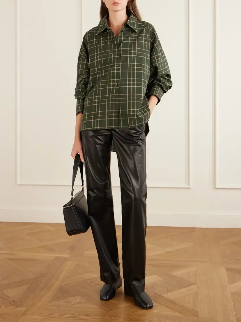 TOTEME Checked Cotton Shirt | Thumbnail 2 TOTEME Checked Cotton Shirt | Thumbnail 2