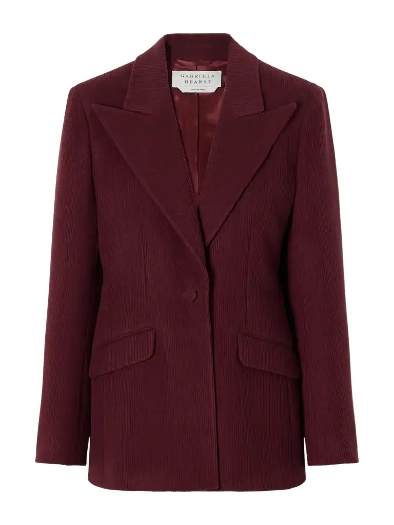 Gabriela Hearst Leiva Cashmere And Wool-blend Blazer | Image 1 Gabriela Hearst Leiva Cashmere And Wool-blend Blazer | Image 1