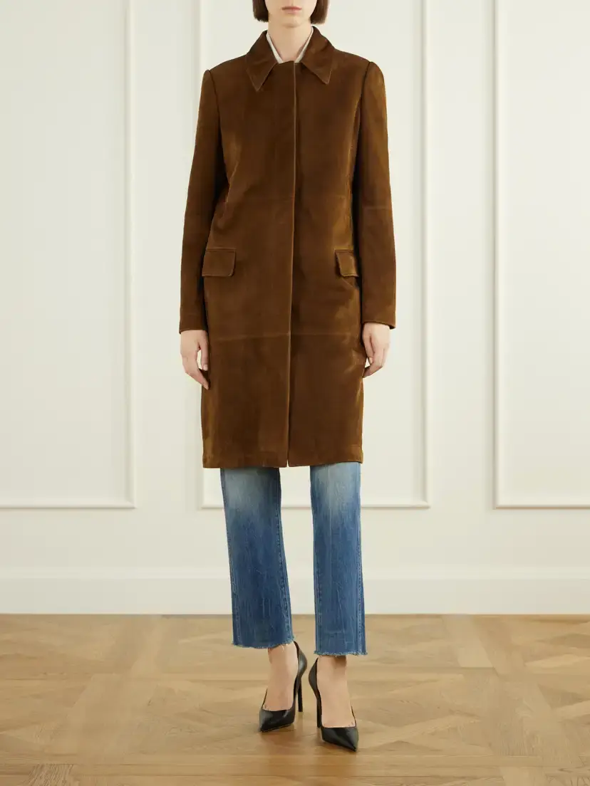 Tom Ford Suede Mackintosh Coat | Thumbnail 3 Tom Ford Suede Mackintosh Coat | Thumbnail 3