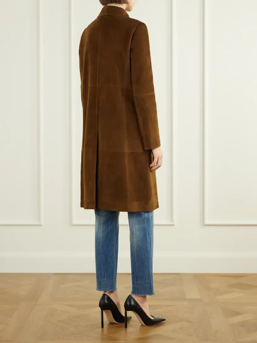 Tom Ford Suede Mackintosh Coat | Thumbnail 4 Tom Ford Suede Mackintosh Coat | Thumbnail 4