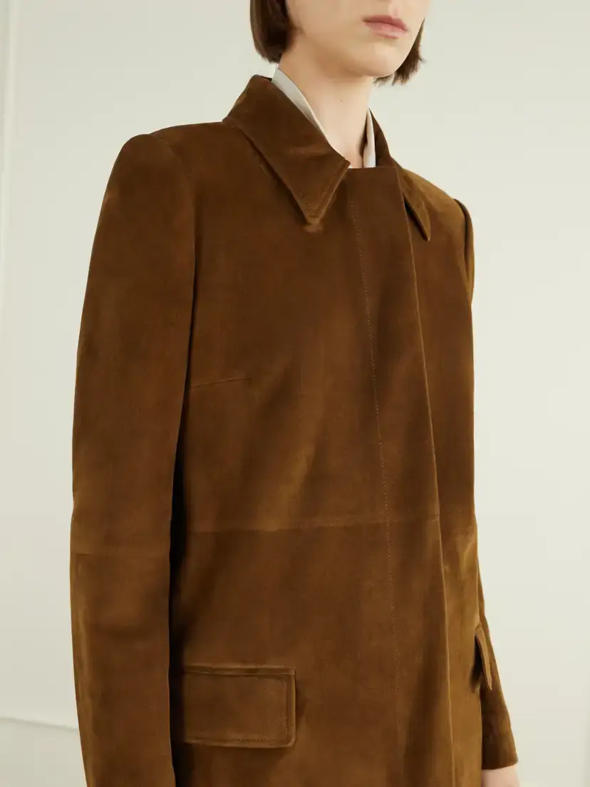 Tom Ford Suede Mackintosh Coat | Thumbnail 5 Tom Ford Suede Mackintosh Coat | Thumbnail 5