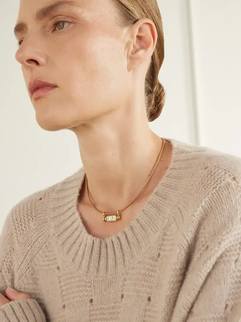 Marie Lichtenberg Love Smash Locket 18-karat Yellow And White Gold, Diamond And Leather Necklace | Thumbnail 2 Marie Lichtenberg Love Smash Locket 18-karat Yellow And White Gold, Diamond And Leather Necklace | Thumbnail 2