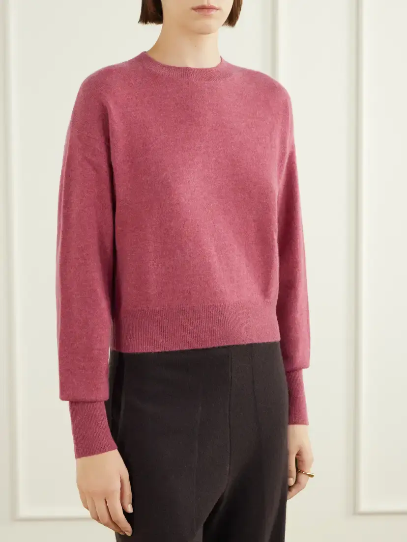 Le Kasha Menorca Cropped Cashmere Sweater | Thumbnail 3