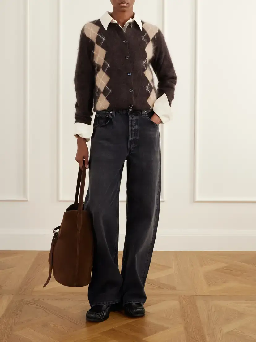Arch4 Arlo Argyle Brushed Cashmere Cardigan | Thumbnail 2 Arch4 Arlo Argyle Brushed Cashmere Cardigan | Thumbnail 2