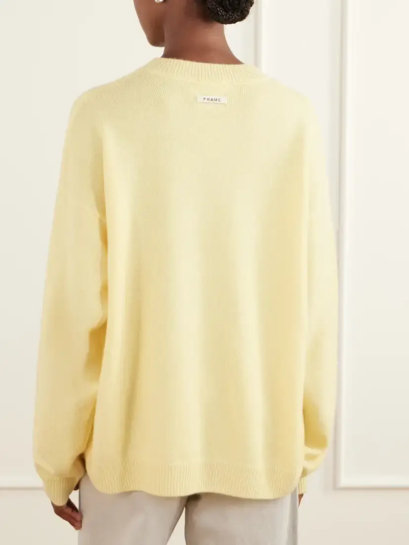 Frame + Sotheby's Logo-embroidered Cashmere Sweater | Thumbnail 4 Frame + Sotheby's Logo-embroidered Cashmere Sweater | Thumbnail 4