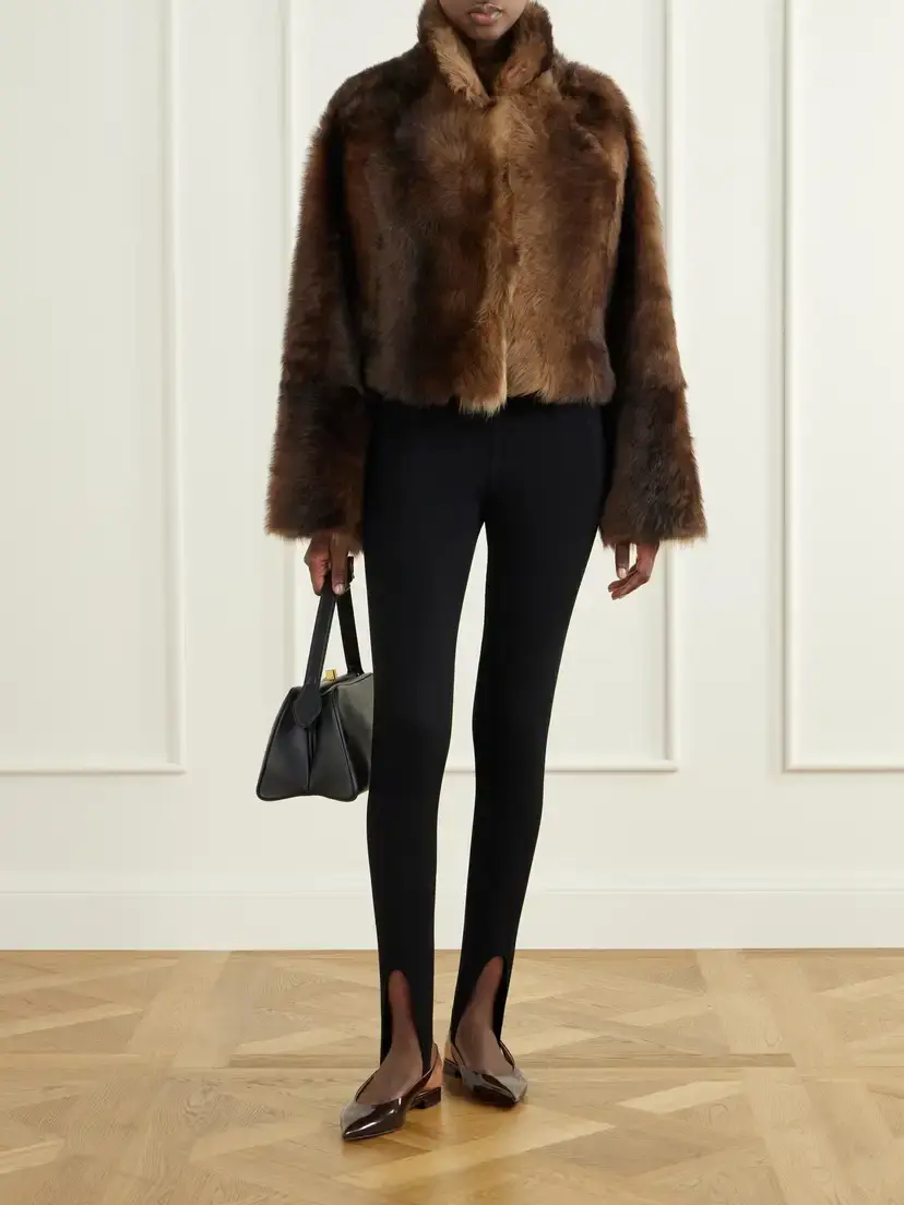 Nour Hammour Cameron Cropped Shearling Jacket | Thumbnail 2 Nour Hammour Cameron Cropped Shearling Jacket | Thumbnail 2
