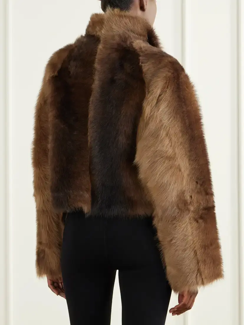 Nour Hammour Cameron Cropped Shearling Jacket | Thumbnail 3 Nour Hammour Cameron Cropped Shearling Jacket | Thumbnail 3