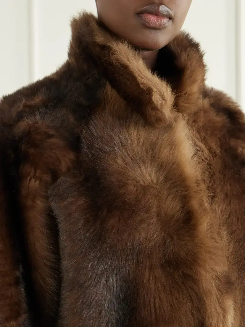 Nour Hammour Cameron Cropped Shearling Jacket | Thumbnail 4 Nour Hammour Cameron Cropped Shearling Jacket | Thumbnail 4