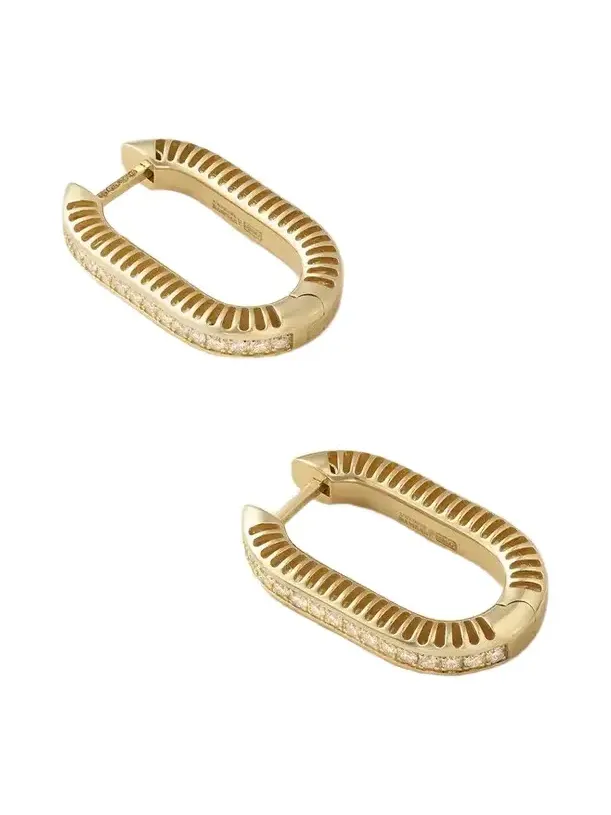 Lock 18-karat Gold And Diamonds Earrings Lock 18-karat Gold And Diamonds Earrings