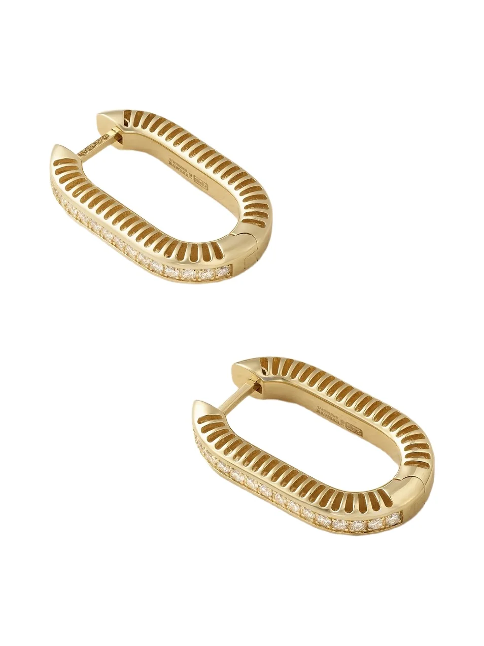 Lock 18-karat Gold And Diamonds Earrings Lock 18-karat Gold And Diamonds Earrings