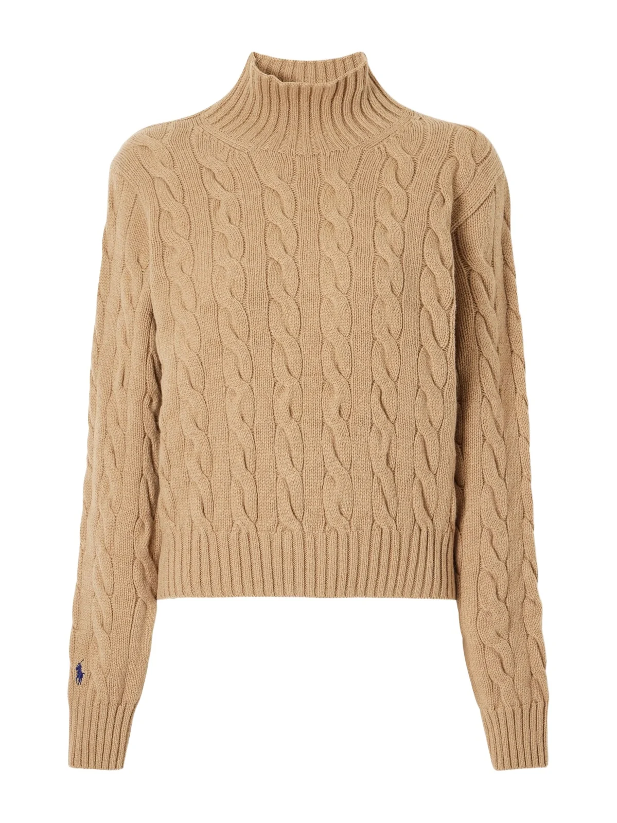 Cable-knit Wool And Cashmere-blend Turtleneck Sweater