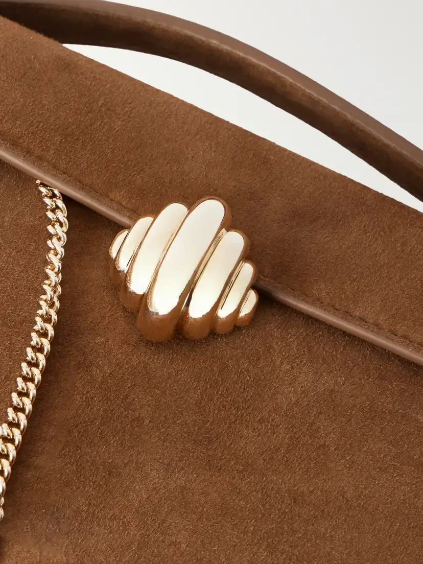 Aquazzura Alex Suede Clutch Bag | Thumbnail 5