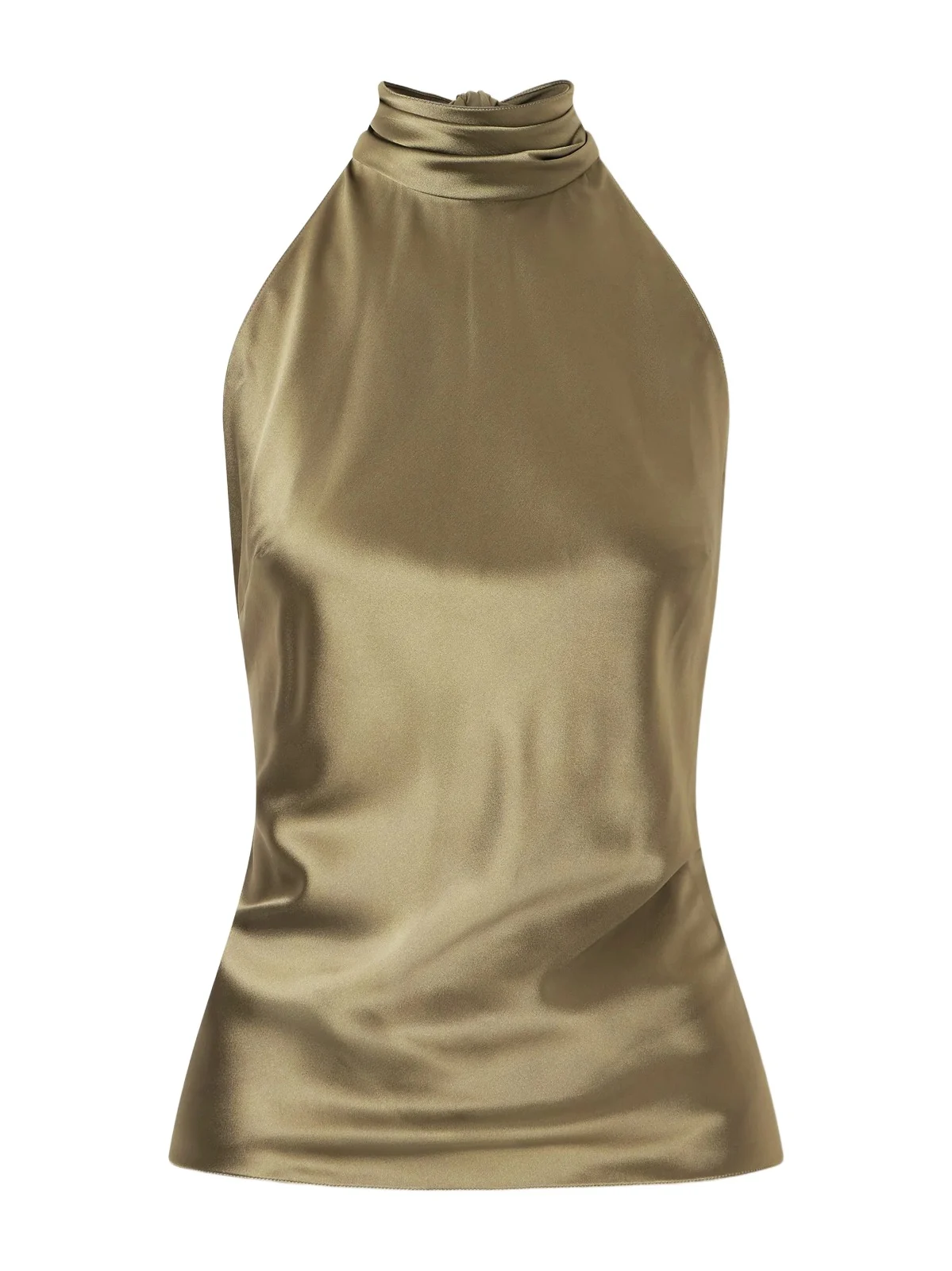 Ralph Lauren Collection Chilton Satin Halterneck Top