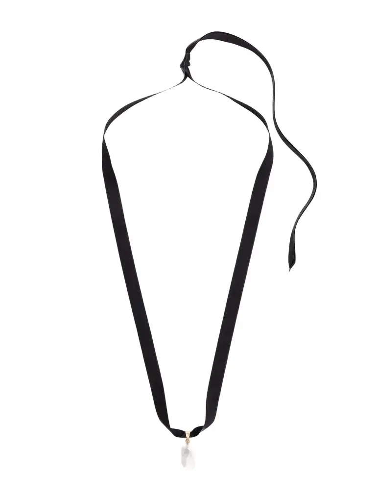 Jennifer Behr Martina Silk-satin Pearl Choker | Image 1 Jennifer Behr Martina Silk-satin Pearl Choker | Image 1