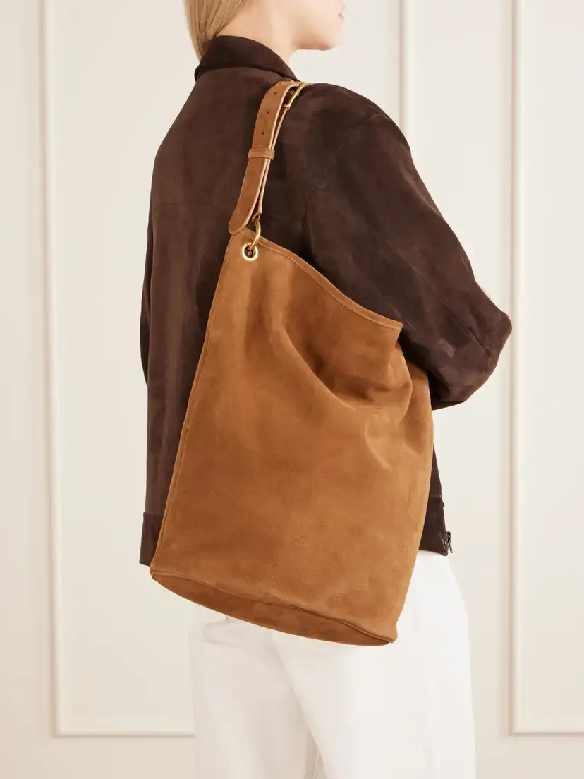Nili Lotan Cooper Suede Shoulder Bag | Thumbnail 3 Nili Lotan Cooper Suede Shoulder Bag | Thumbnail 3