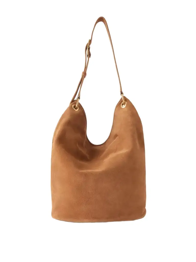 Nili Lotan Cooper Suede Shoulder Bag