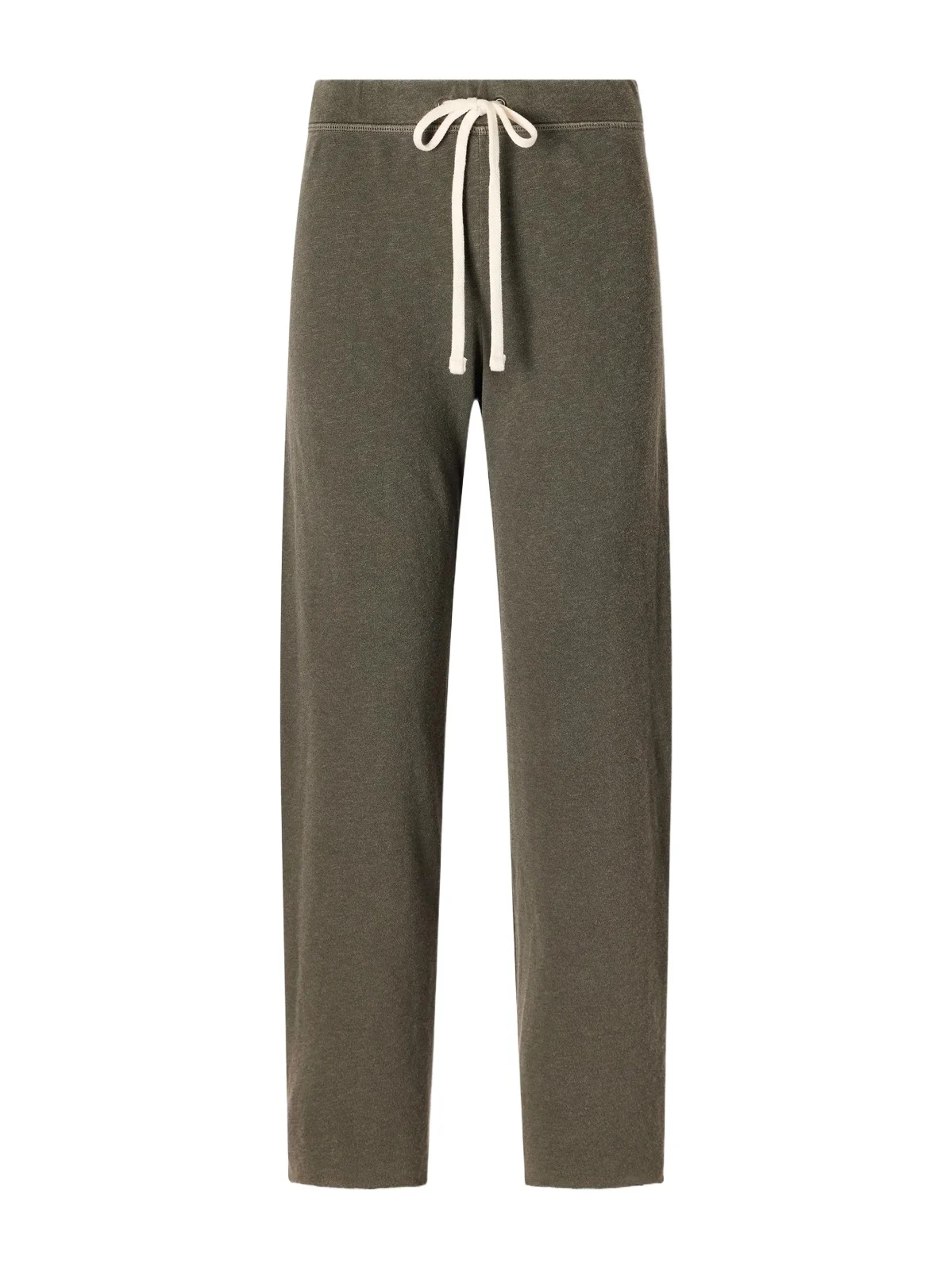 James Perse Cropped Brushed Cotton-terry Track Pants