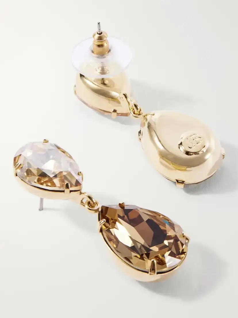 Jennifer Behr Judy Gold-plated Crystal Earrings | Thumbnail 3 Jennifer Behr Judy Gold-plated Crystal Earrings | Thumbnail 3