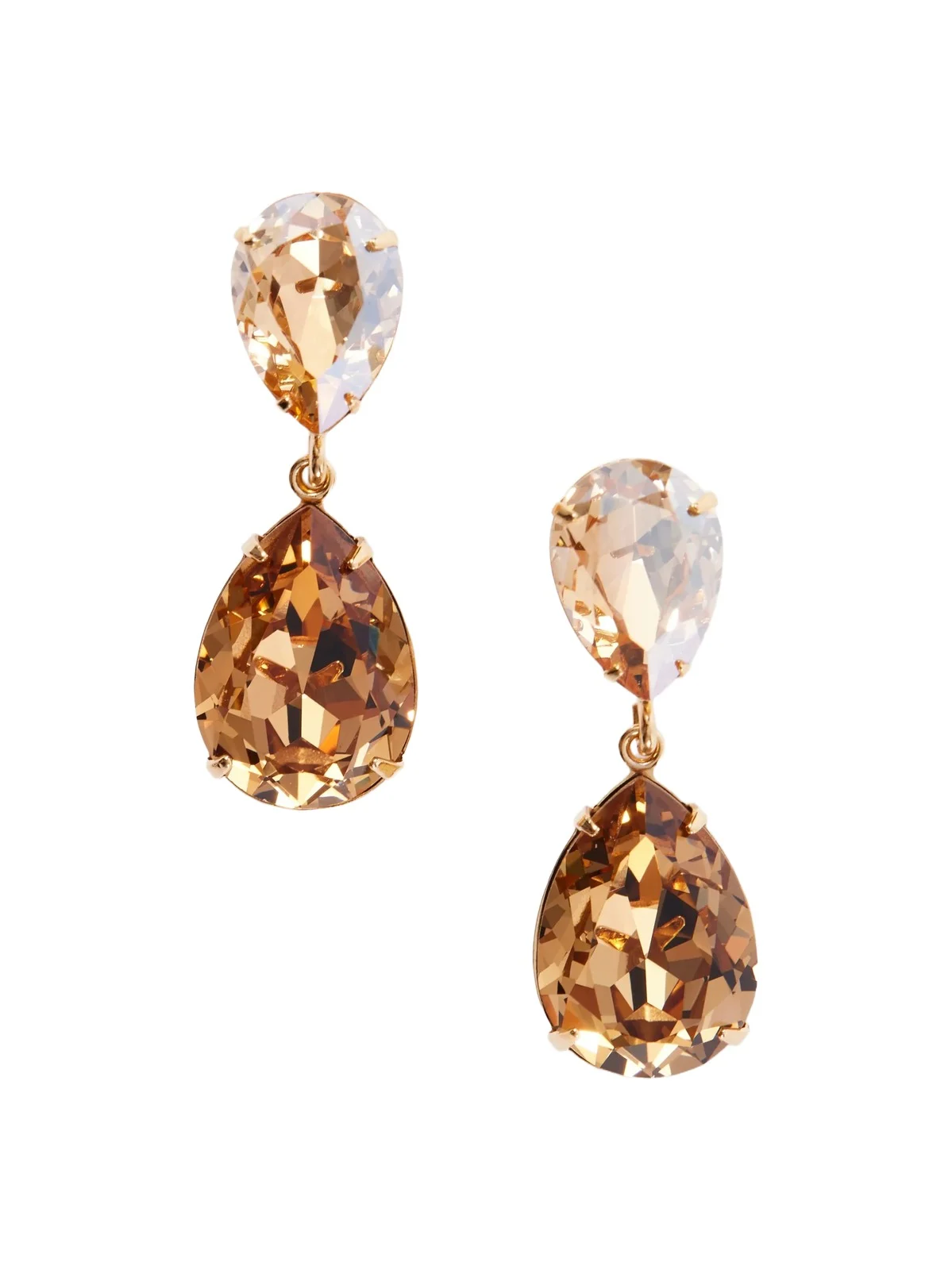 Jennifer Behr Judy Gold-plated Crystal Earrings