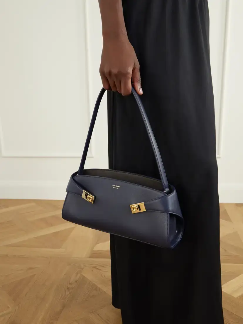 Ferragamo Hug Leather Shoulder Bag | Thumbnail 5 Ferragamo Hug Leather Shoulder Bag | Thumbnail 5