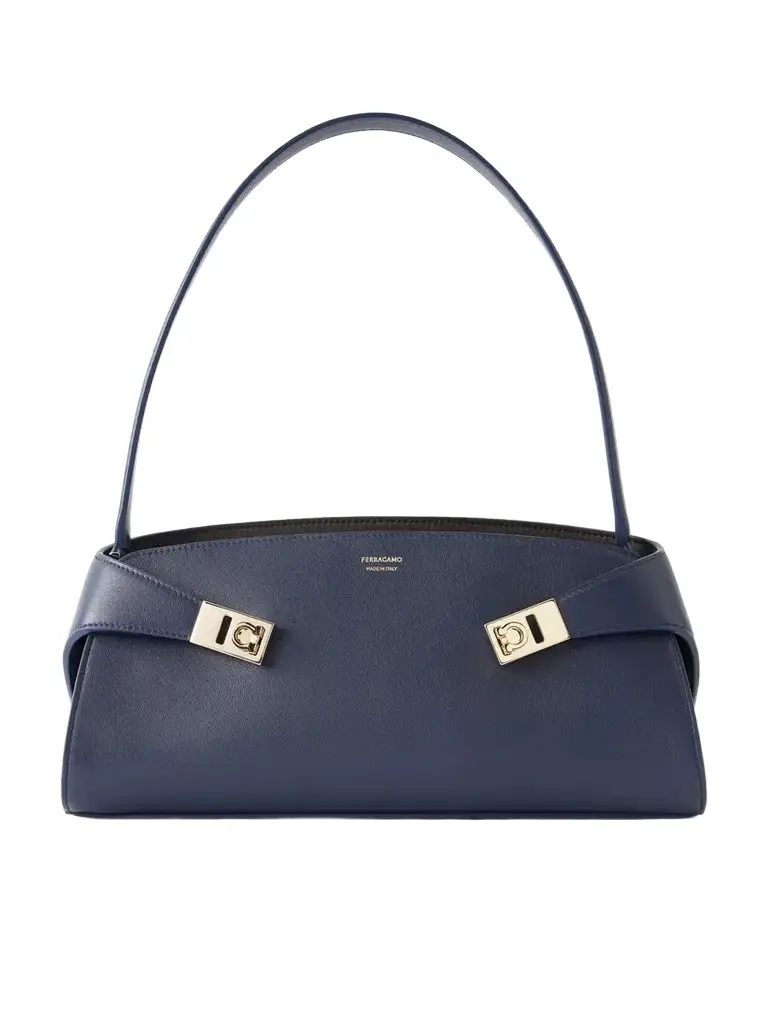 Ferragamo Hug Leather Shoulder Bag