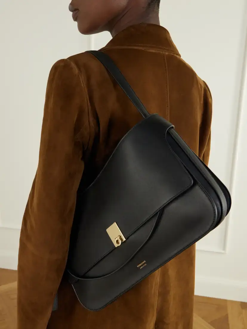 Ferragamo Cara Leather Shoulder Bag | Thumbnail 2