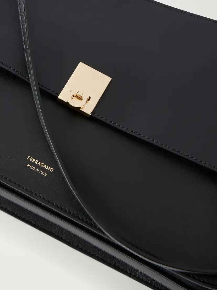Ferragamo Cara Leather Shoulder Bag | Thumbnail 6
