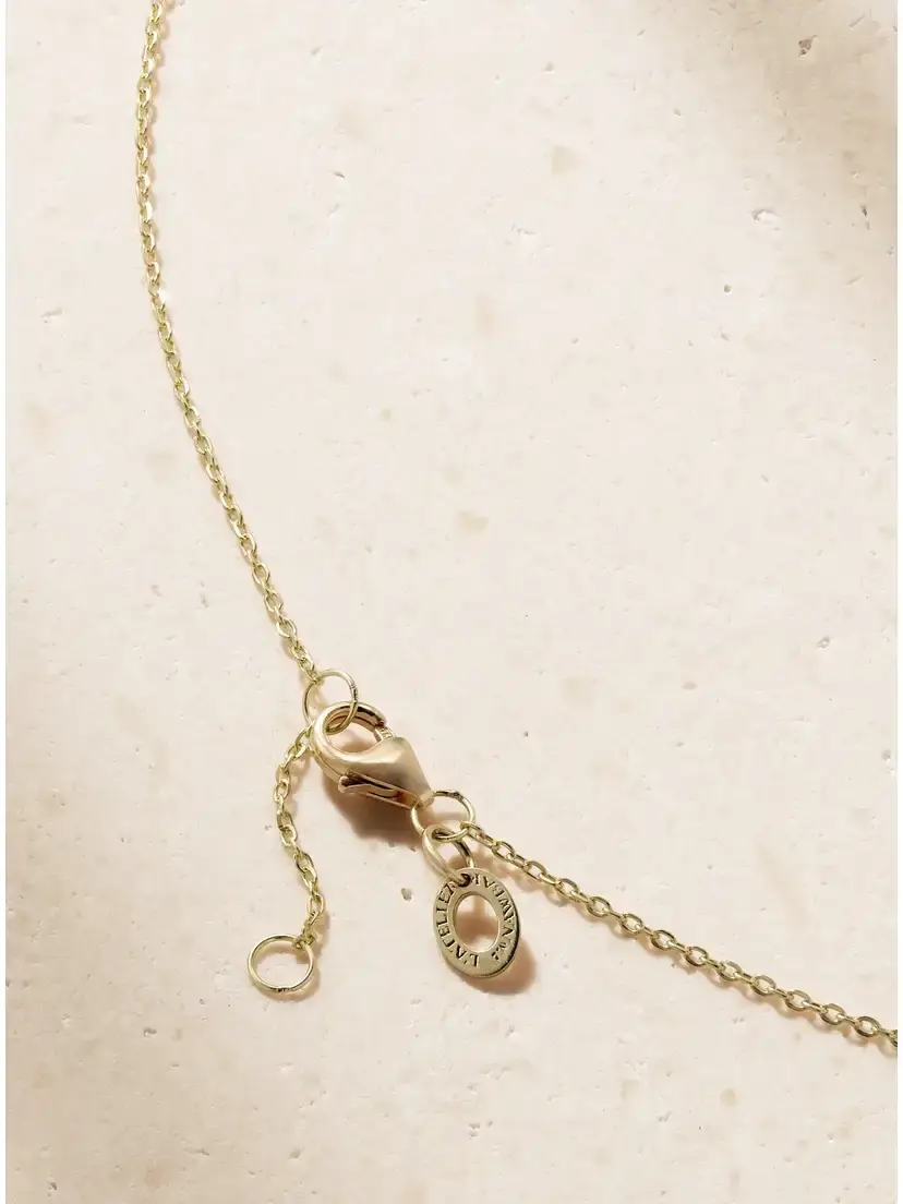 L’Atelier Nawbar Golden Eclipse 18-karat Gold Multi-stone Pendant Necklace | Thumbnail 4