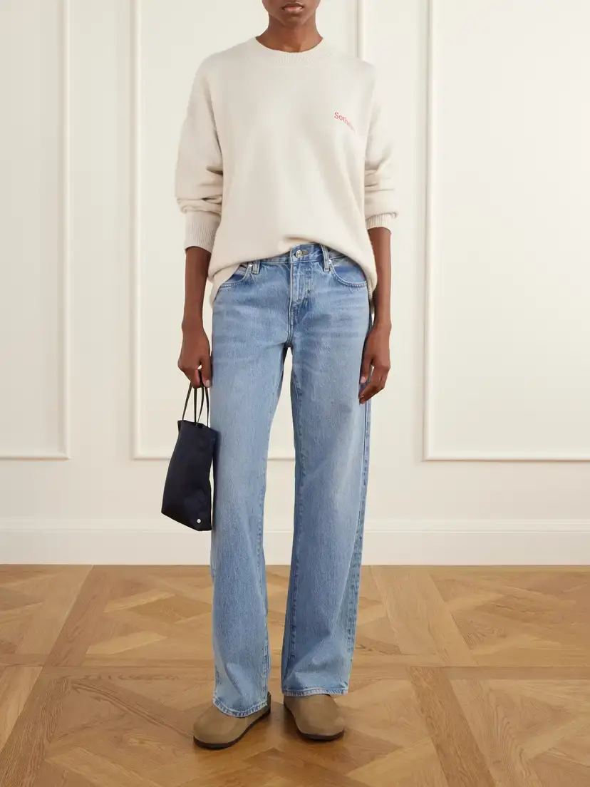 Frame + Sotheby's Logo-embroidered Cashmere Sweater | Thumbnail 2 Frame + Sotheby's Logo-embroidered Cashmere Sweater | Thumbnail 2