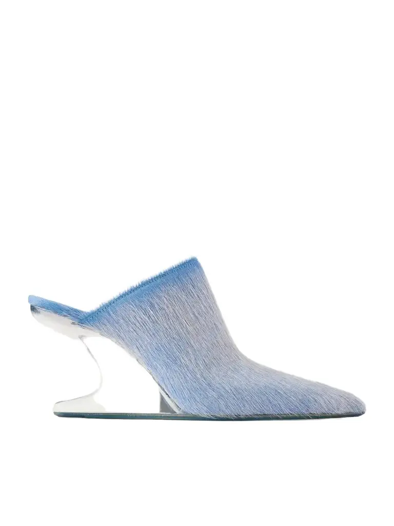 Rick Owens Cantilever Calf Hair Pumps