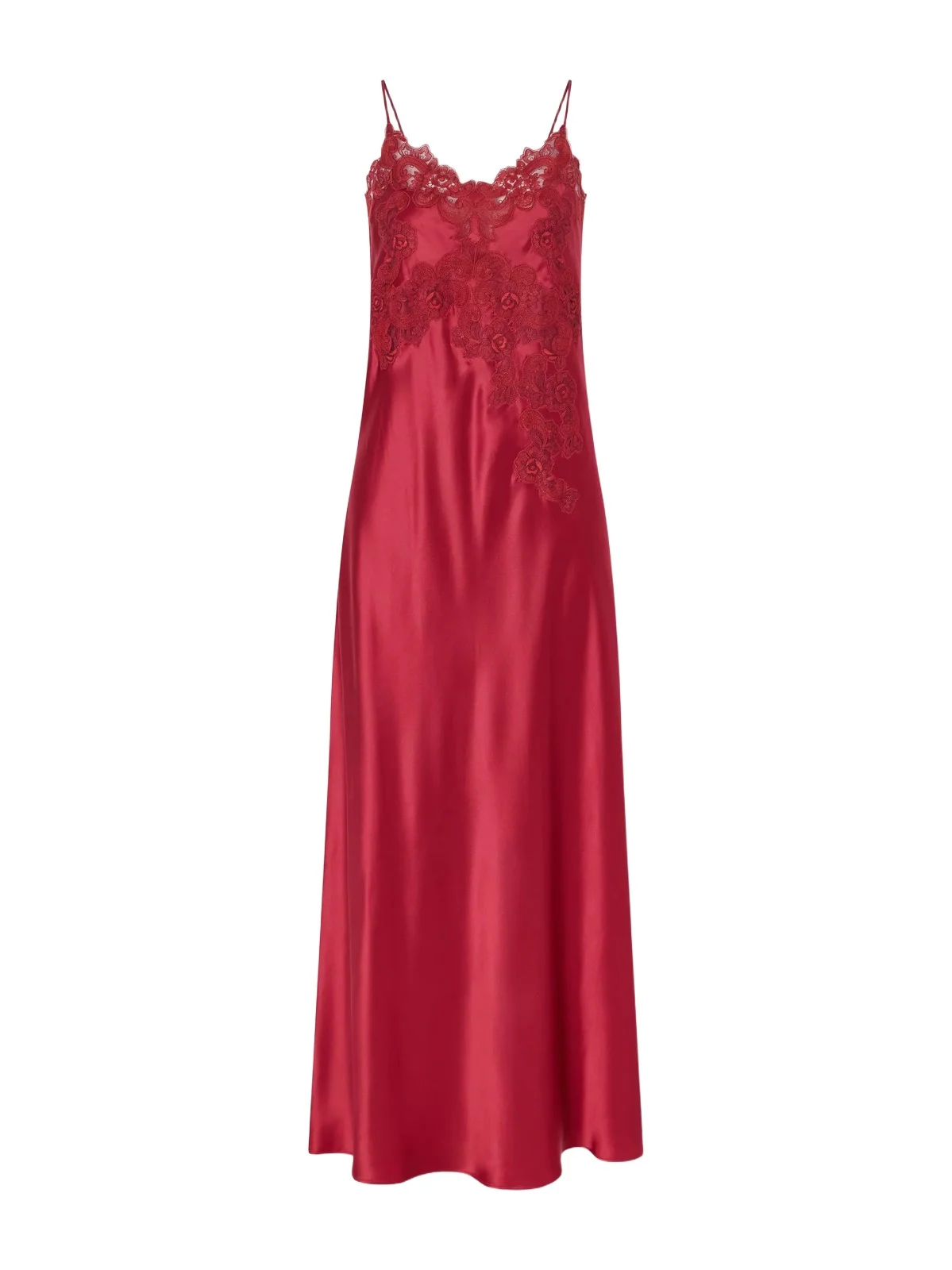 Grimilde Lace-trimmed Silk Maxi Dress Grimilde Lace-trimmed Silk Maxi Dress