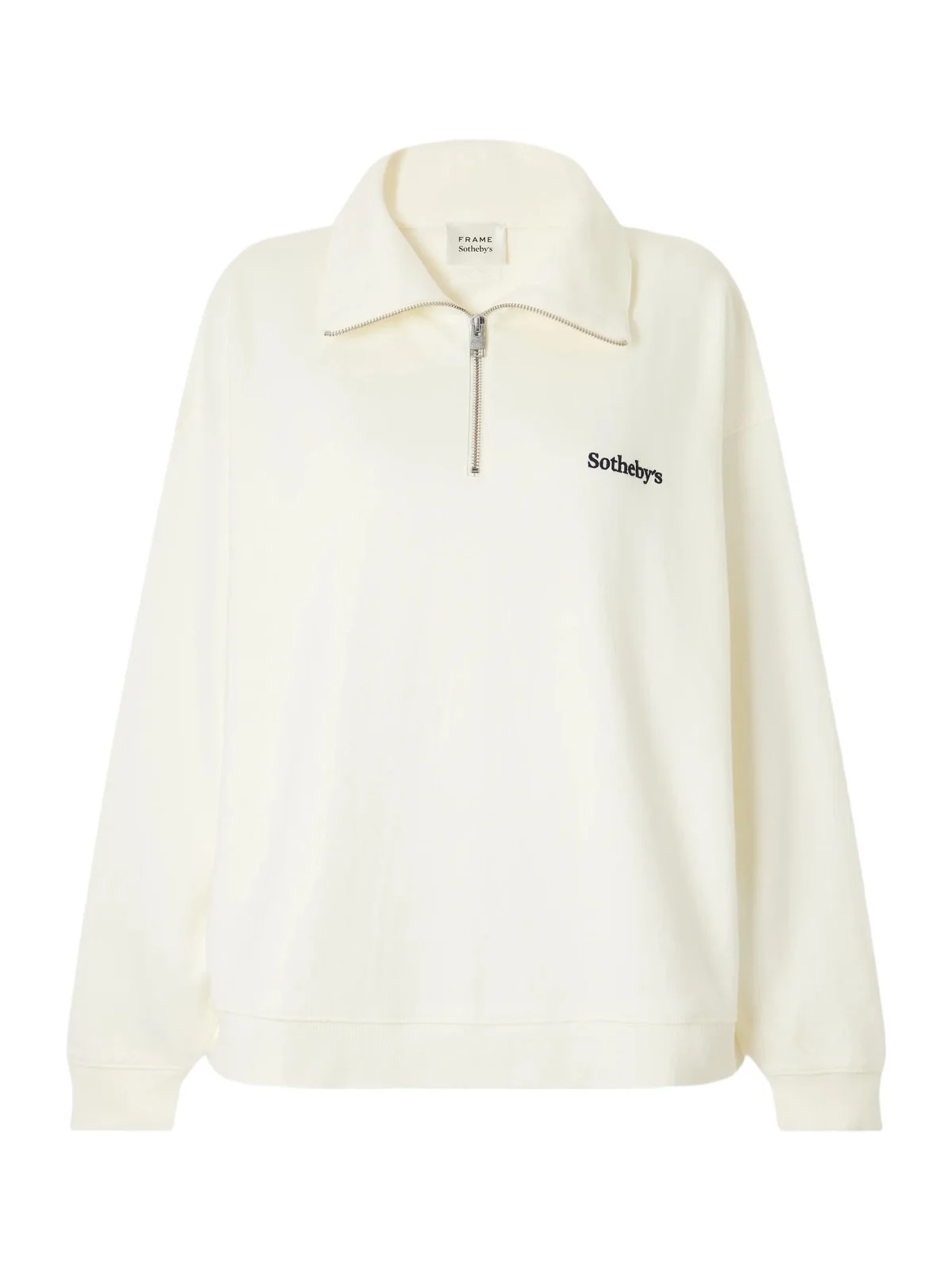 + Sotheby's Cotton-jersey Half-zip Sweatshirt